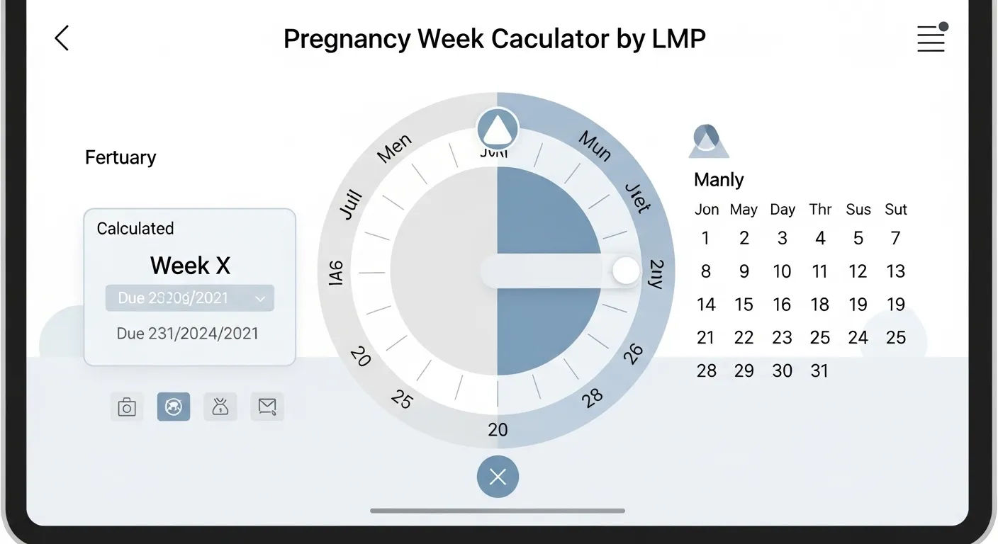 Pregnancy Week Calculator By Lmp Precise Track