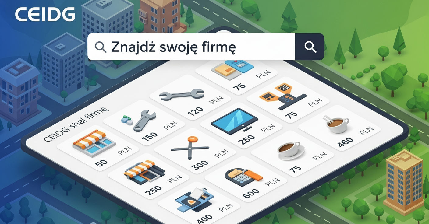 ceidg wyszukaj firmę