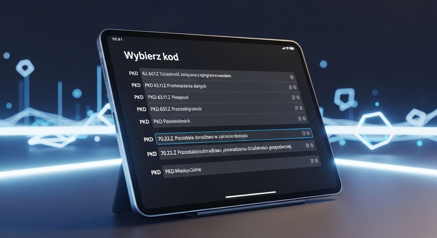 kody działalności gospodarczej