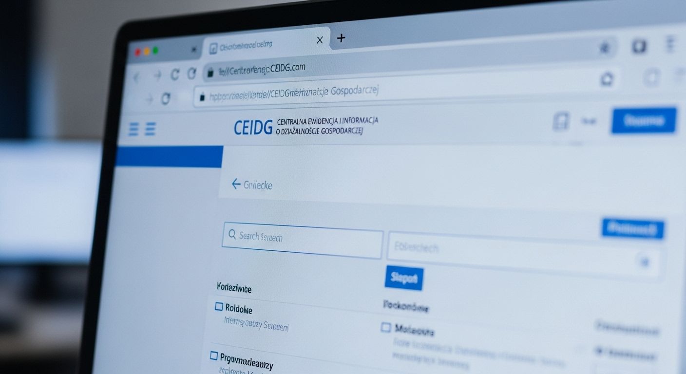 przeglądarka ceidg