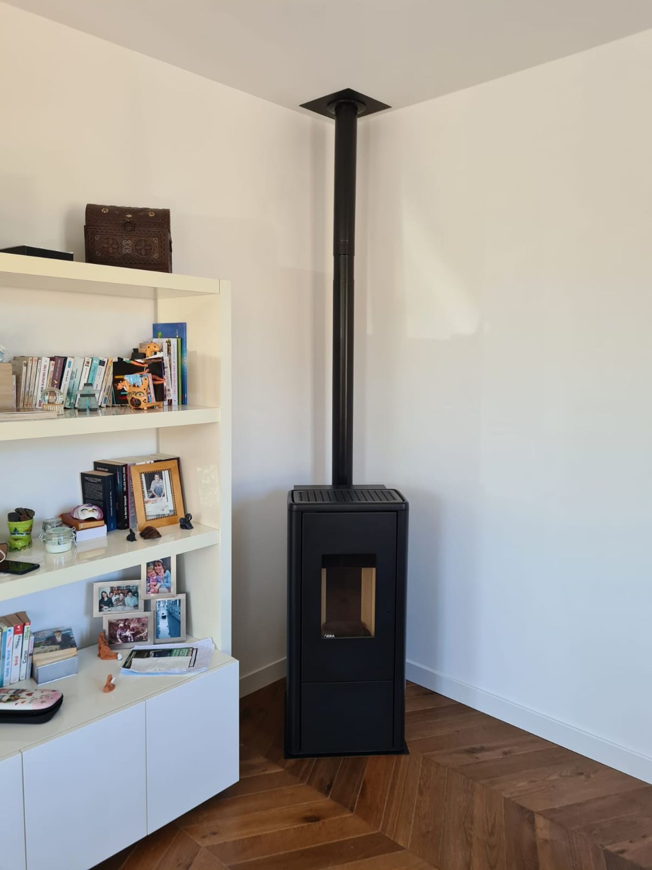Installation chez un client par Ambiance Feu
