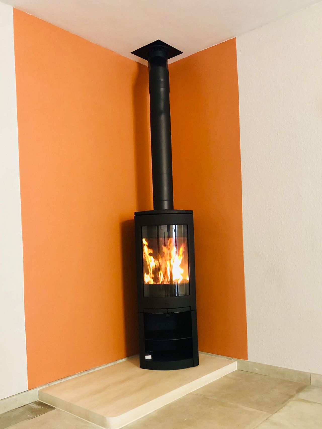 Installation chez un client par Ambiance Feu