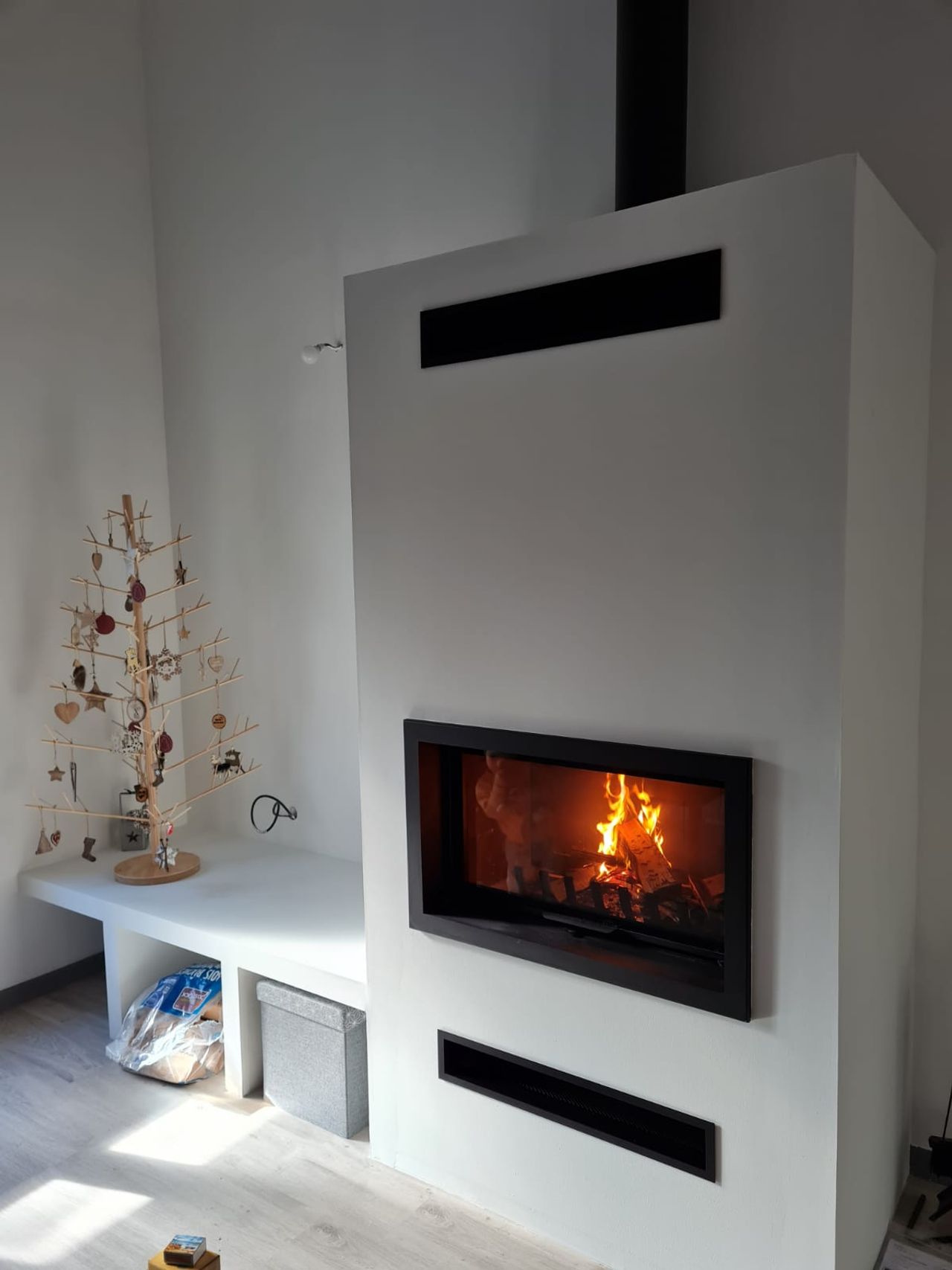 Installation chez un client par Ambiance Feu