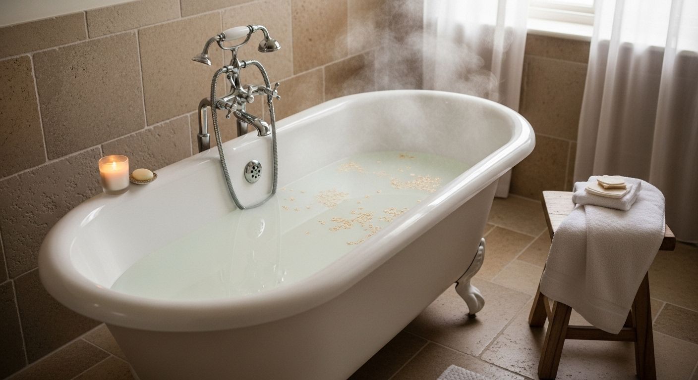 Oatmeal Bath for Rash Relief Now Oatmeal Bath for Rash Relief Now