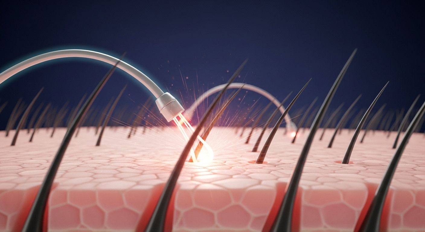 pulsating light hair removal