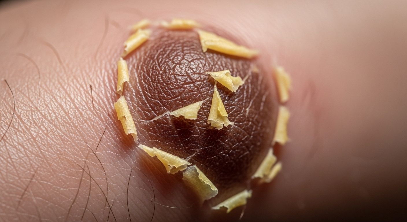 seborrheic keratosis peeling off