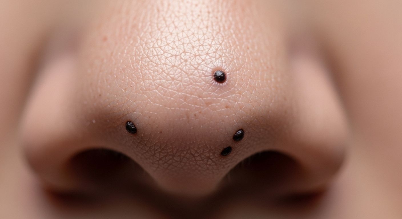 super giant blackheads on nose