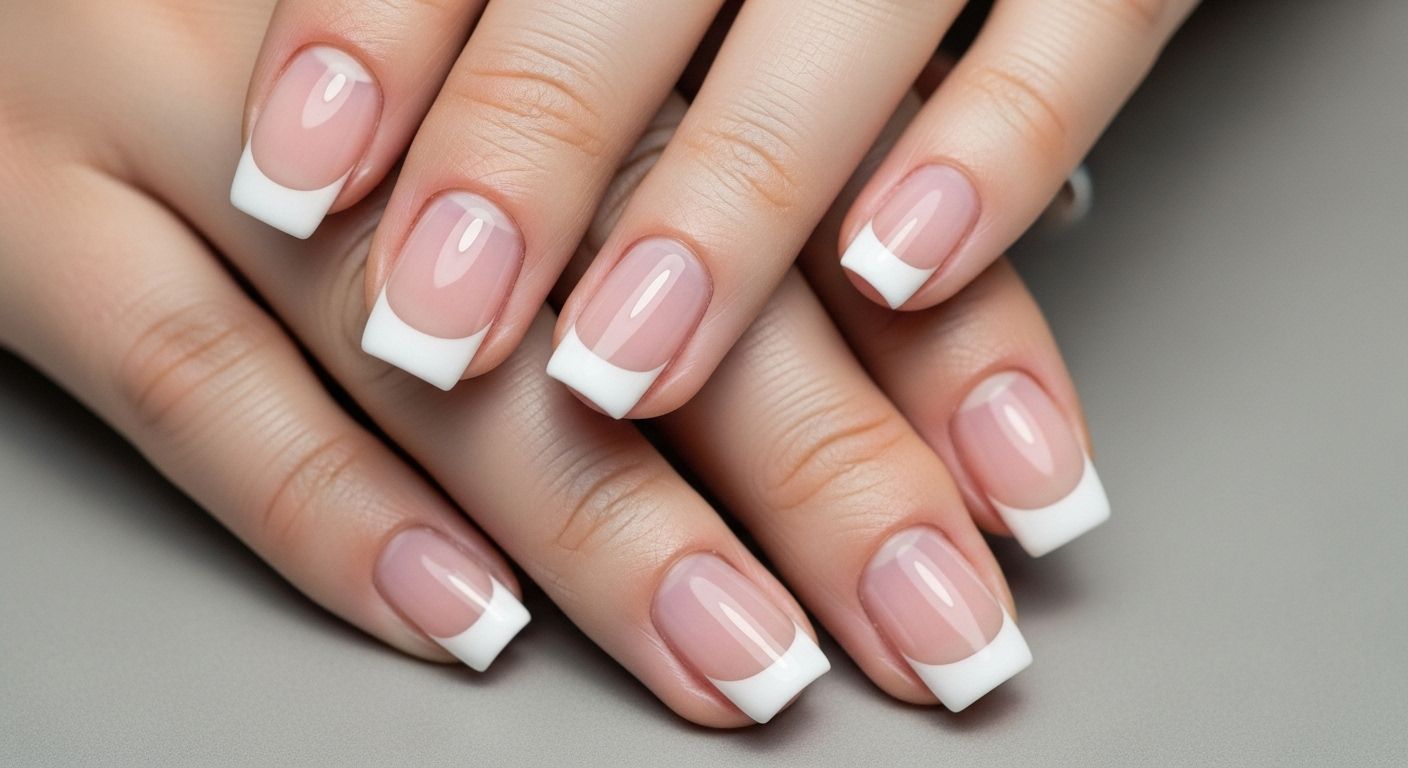 White French Tip Nails Short: Chic Style