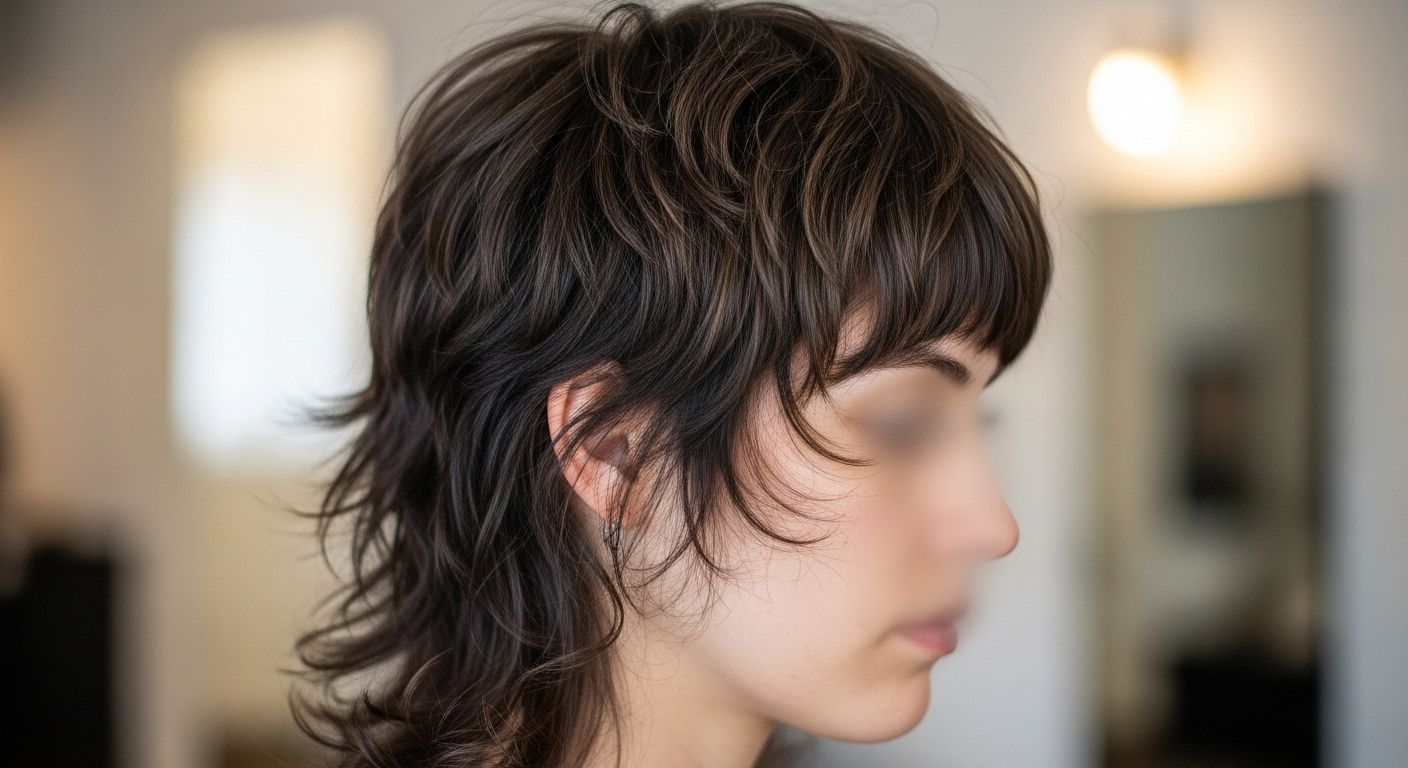 wolf cut mullet female