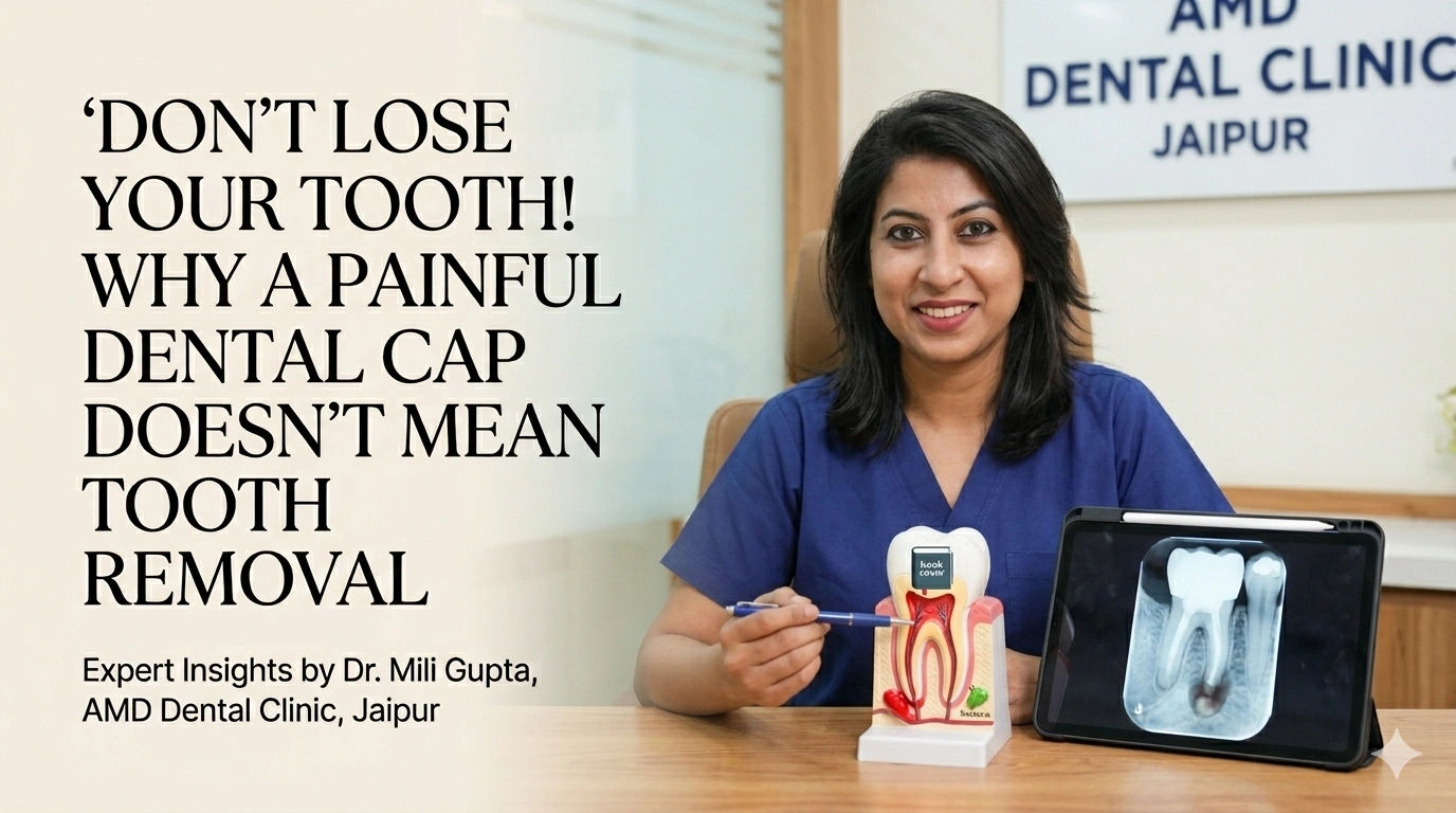 Don’t Lose Your Tooth! Why a Painful Dental Cap Doesn't Mean Tooth Removal