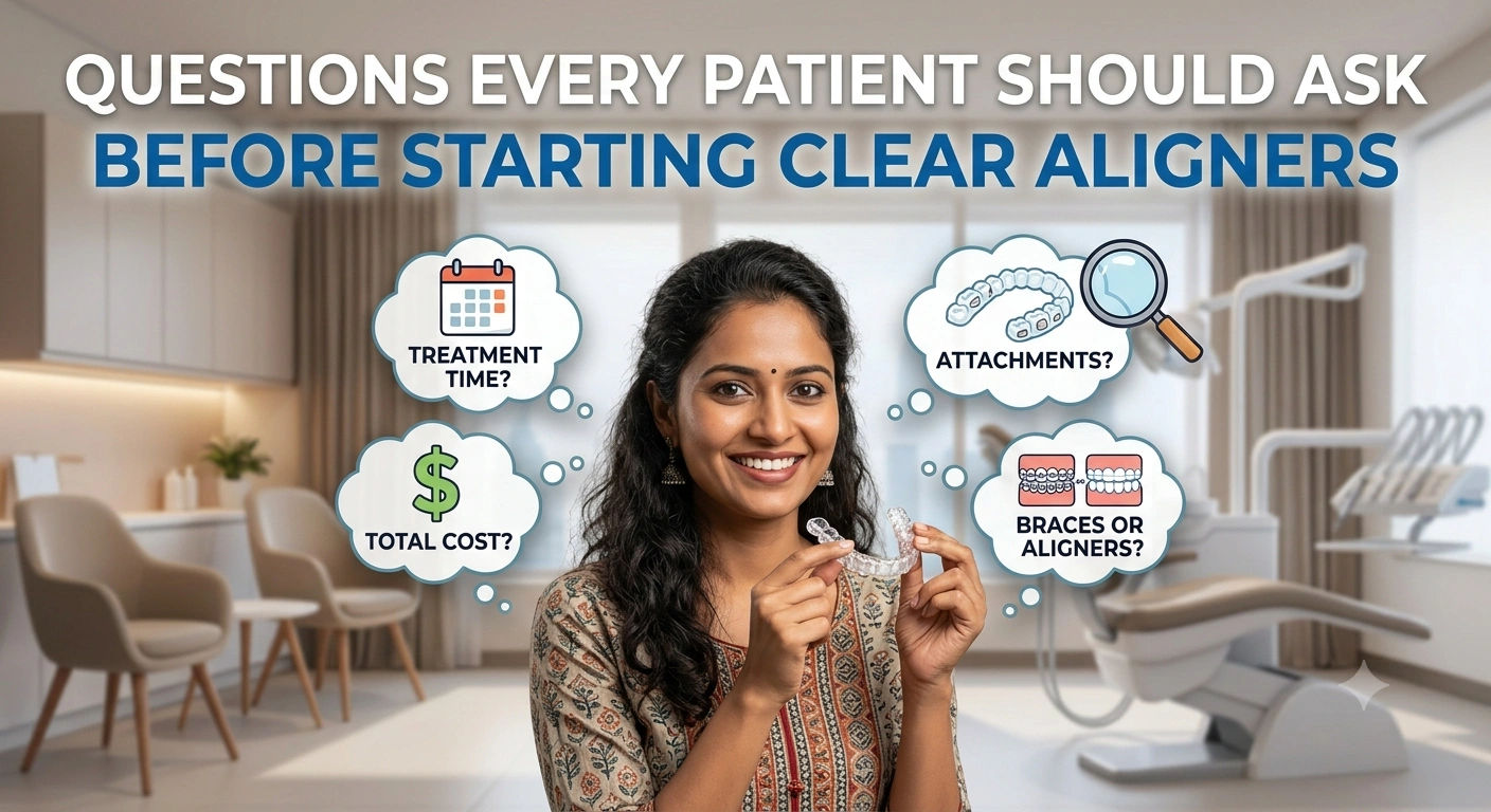 Questions Every Patient Should Ask Before Starting Clear Aligners Questions Every Patient Should Ask Before Starting Clear Aligners
