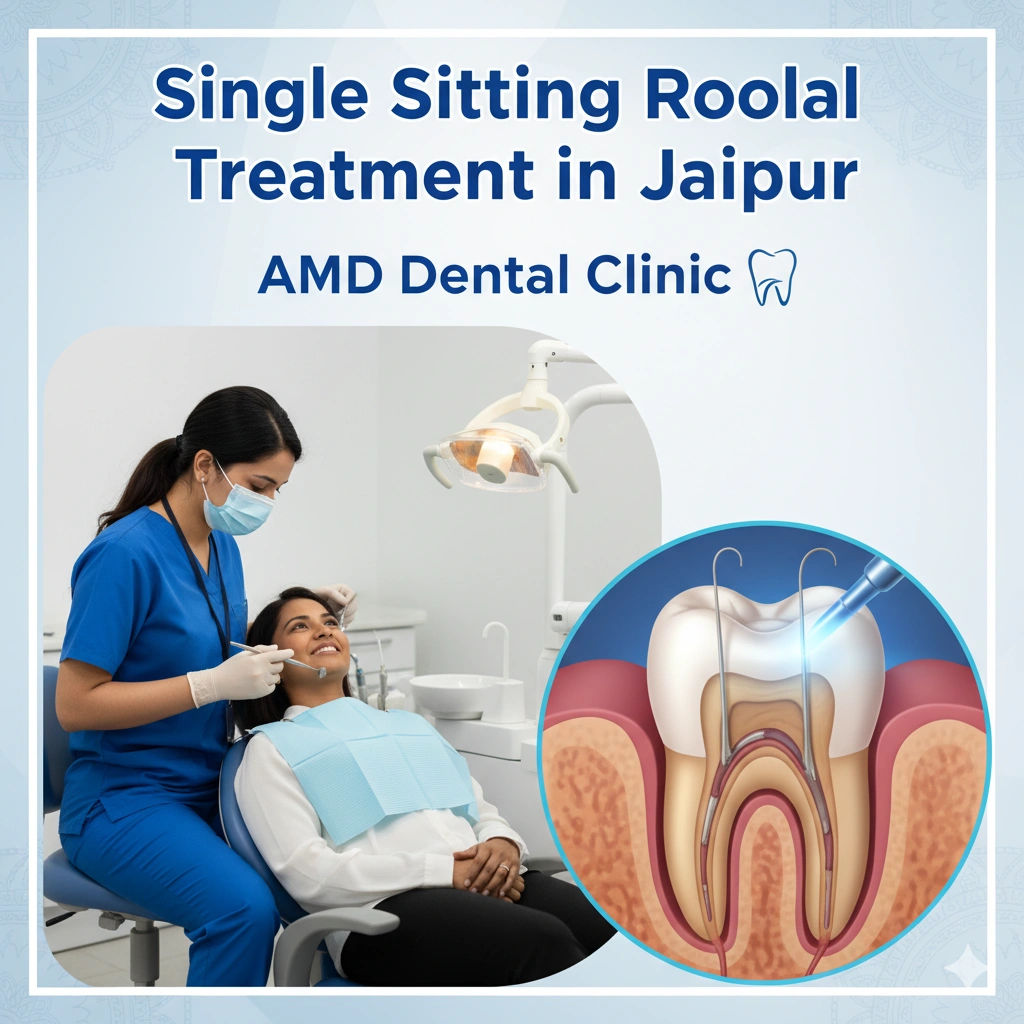 Single Sitting Root Canal Treatment in Jaipur | AMD Dental Clinic