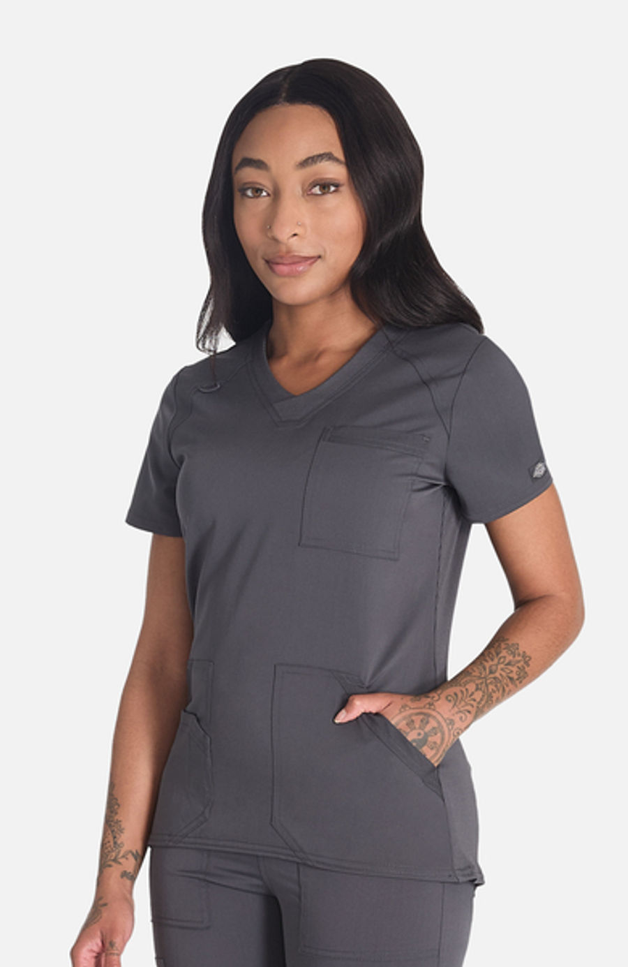 Custom embroidered Dickies Balance scrubs — American Casual, Anaheim CA