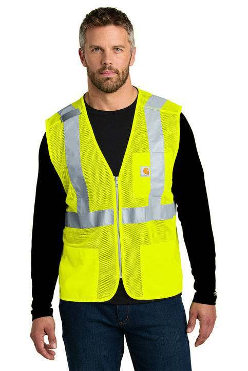 Carhartt ANSI Class 2 Mesh Zip Front Vest CT106171