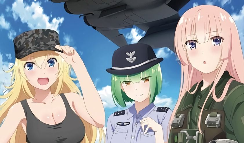 Girly Air Force Melakukan Promosi di Air Base JASDF AMH Magz