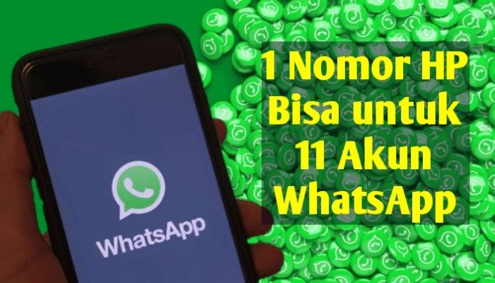 1 nomor hp bisa untuk 11 akun wa