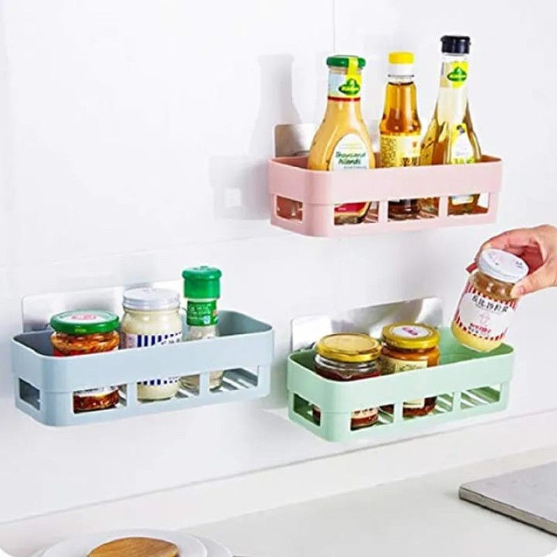 Multipurpose Kitchen Bathroom Shelf Wall Holder