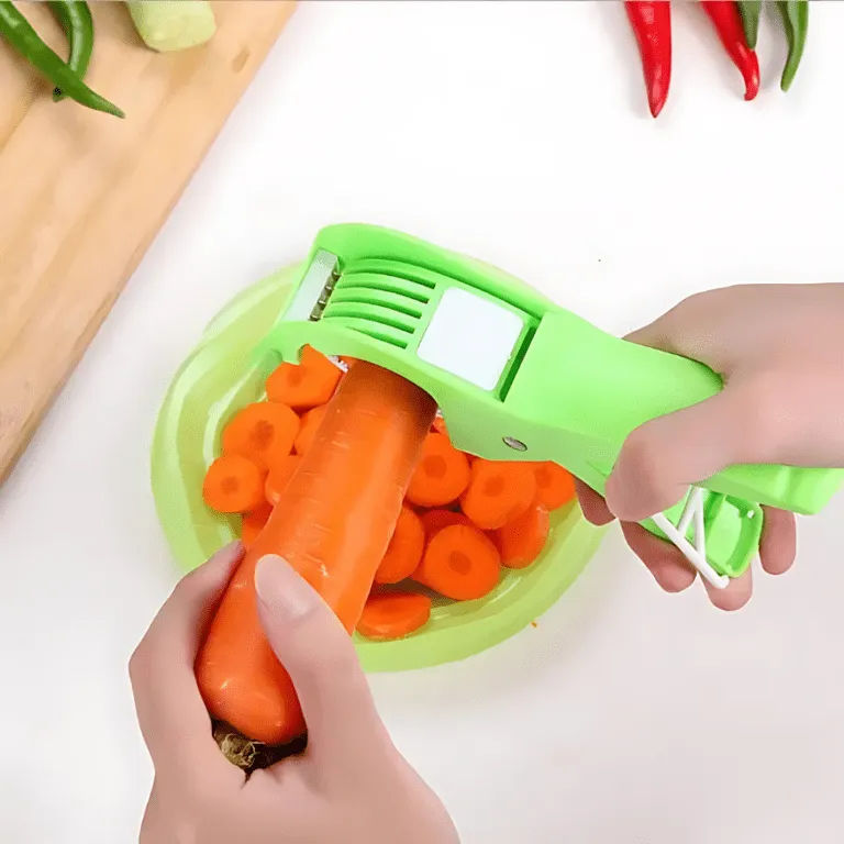 Multi Veg Cutter – 5 Blade Vegetable & Fruit Cutter & Slicer