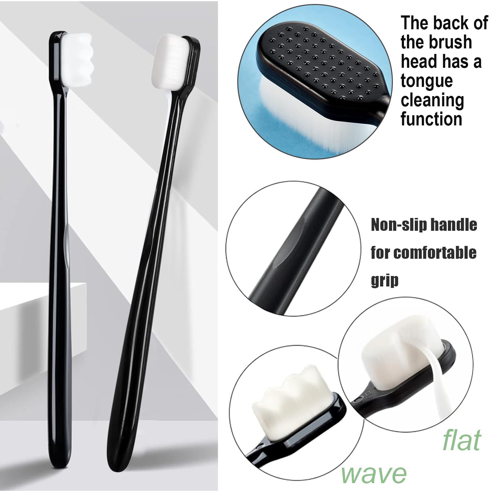 Nano Toothbrush – Ultra Soft Bristles for Fragile Gums