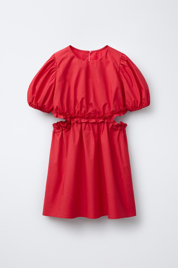 classic red dress