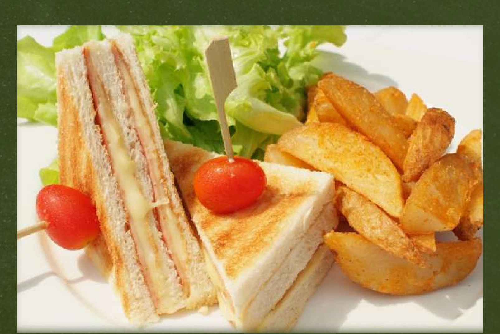Grilled Ham & Cheese Sandwich