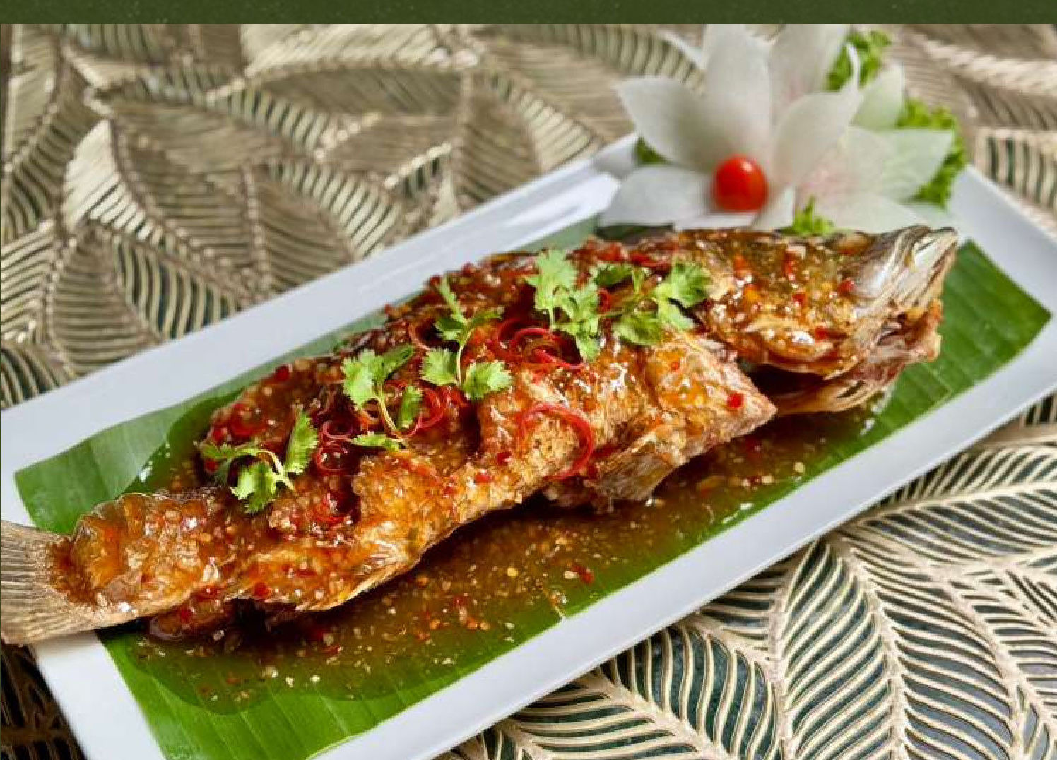 Deep Fried Fish with Chili Garlic Sauce