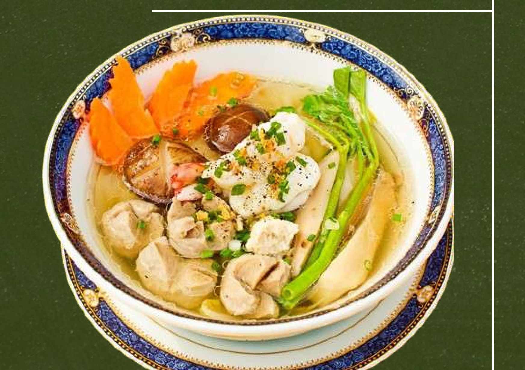 Thai Noodle Soup with Chicken / Pork / Tofu 🌱