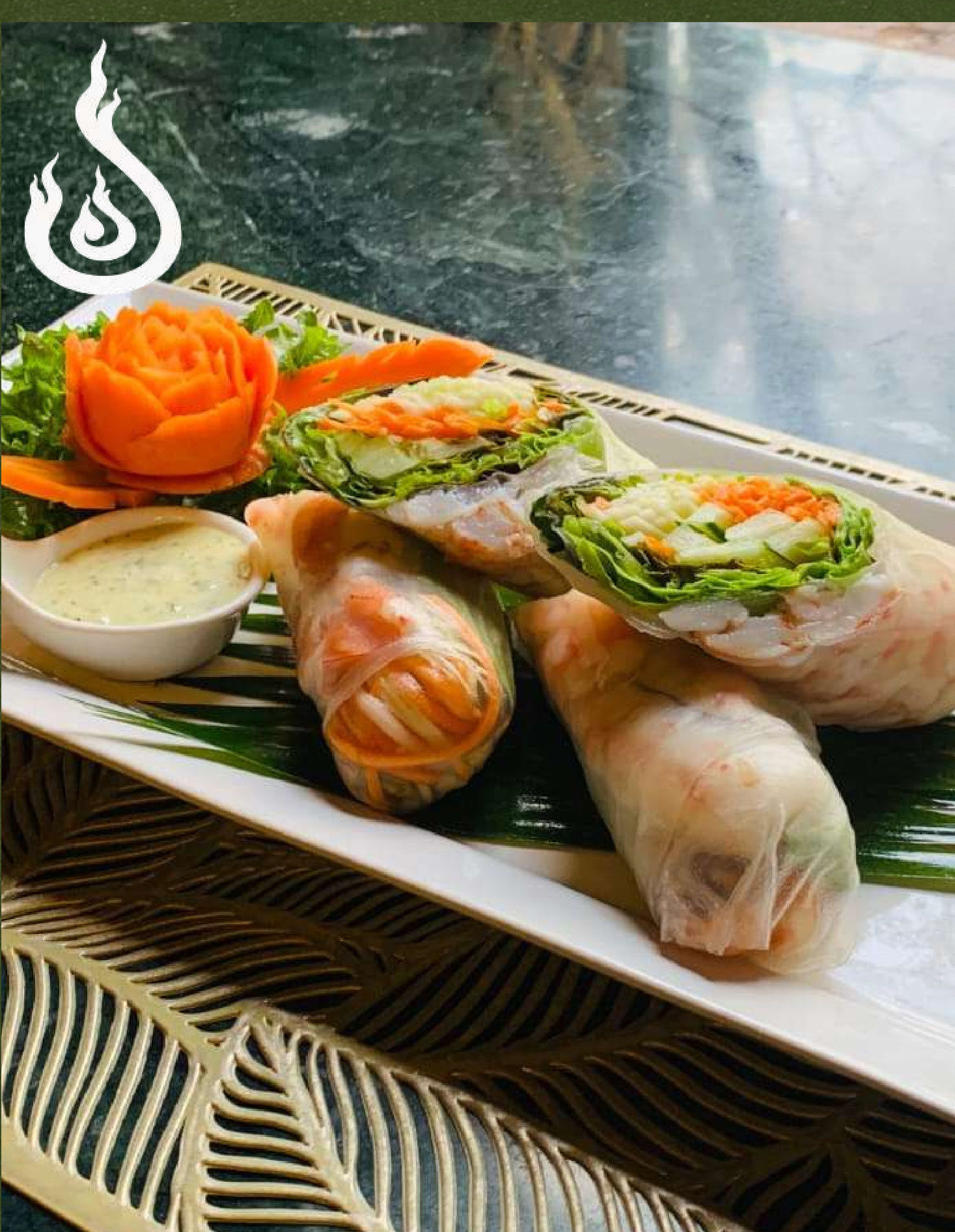 Ammatara Shrimp Spring Rolls