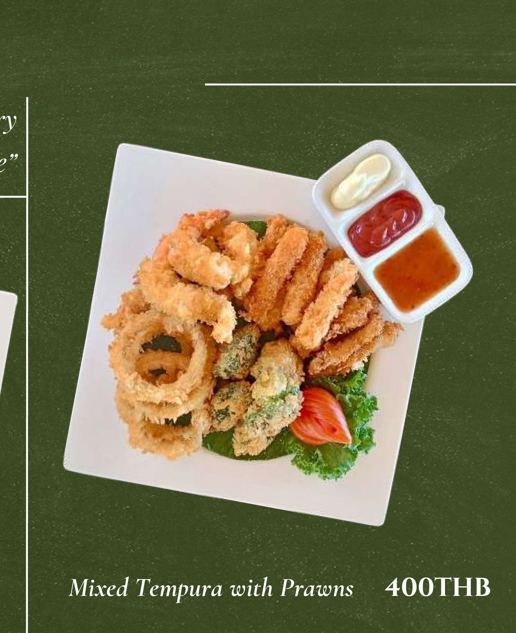 Mixed Tempura with Prawns