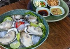 Fresh Surat Thani Oysters