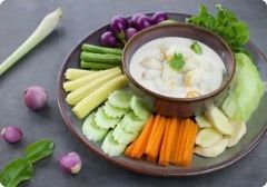 Coconut Paste with Crab Meat
