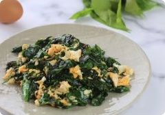 Thai Spinach with Eggs