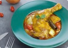 Massaman Curry with Simmered Chicken Drumstick