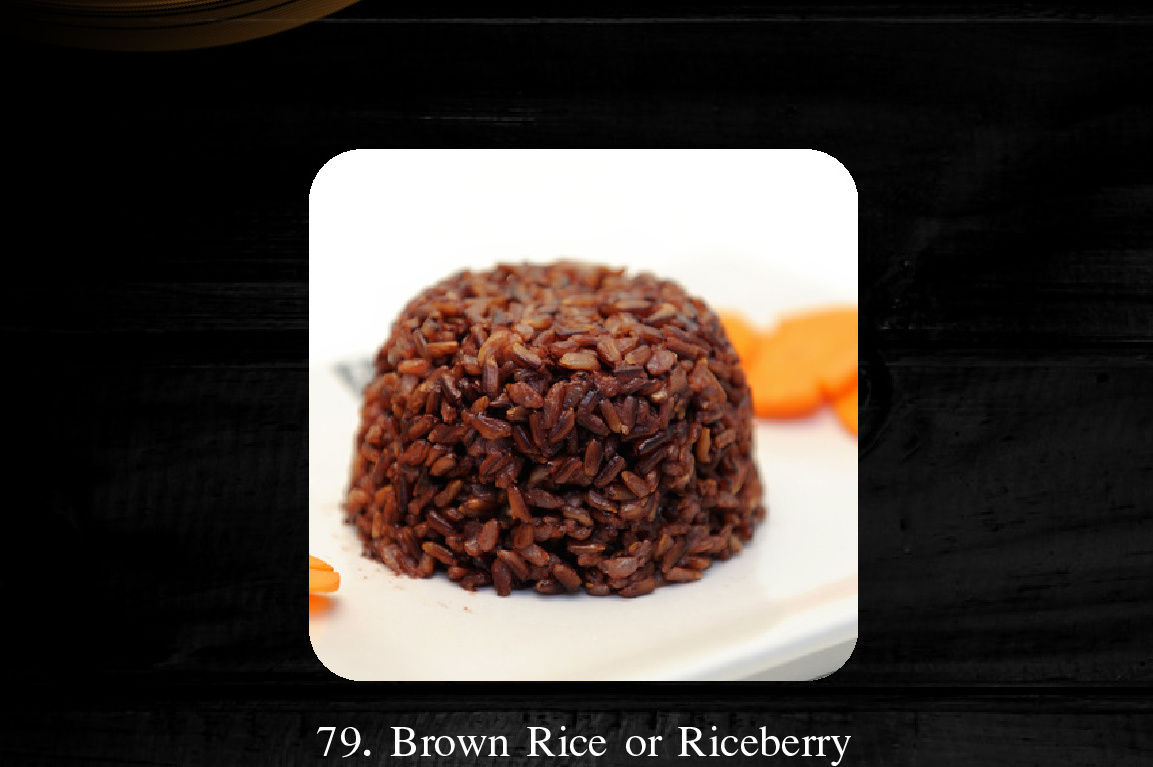 Brown Rice or Riceberry (Plate or Bowl)
