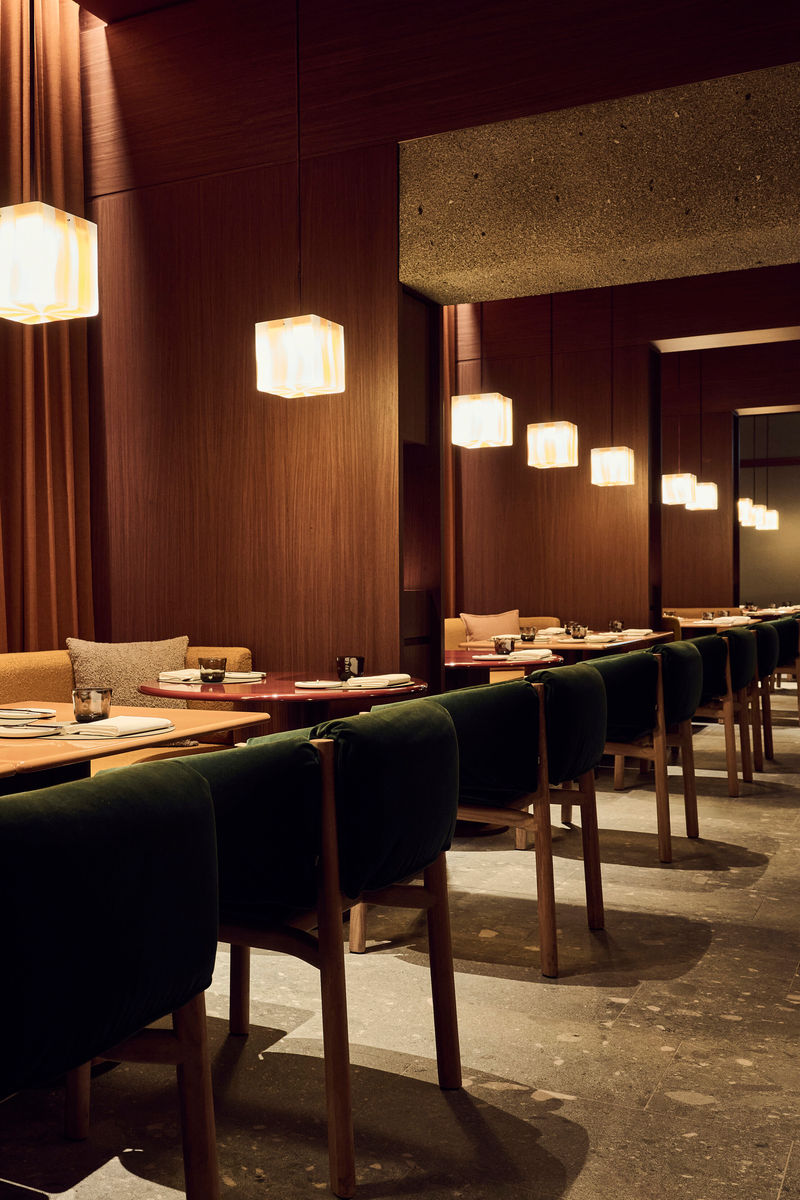 Interior of the IGNIV restaurant