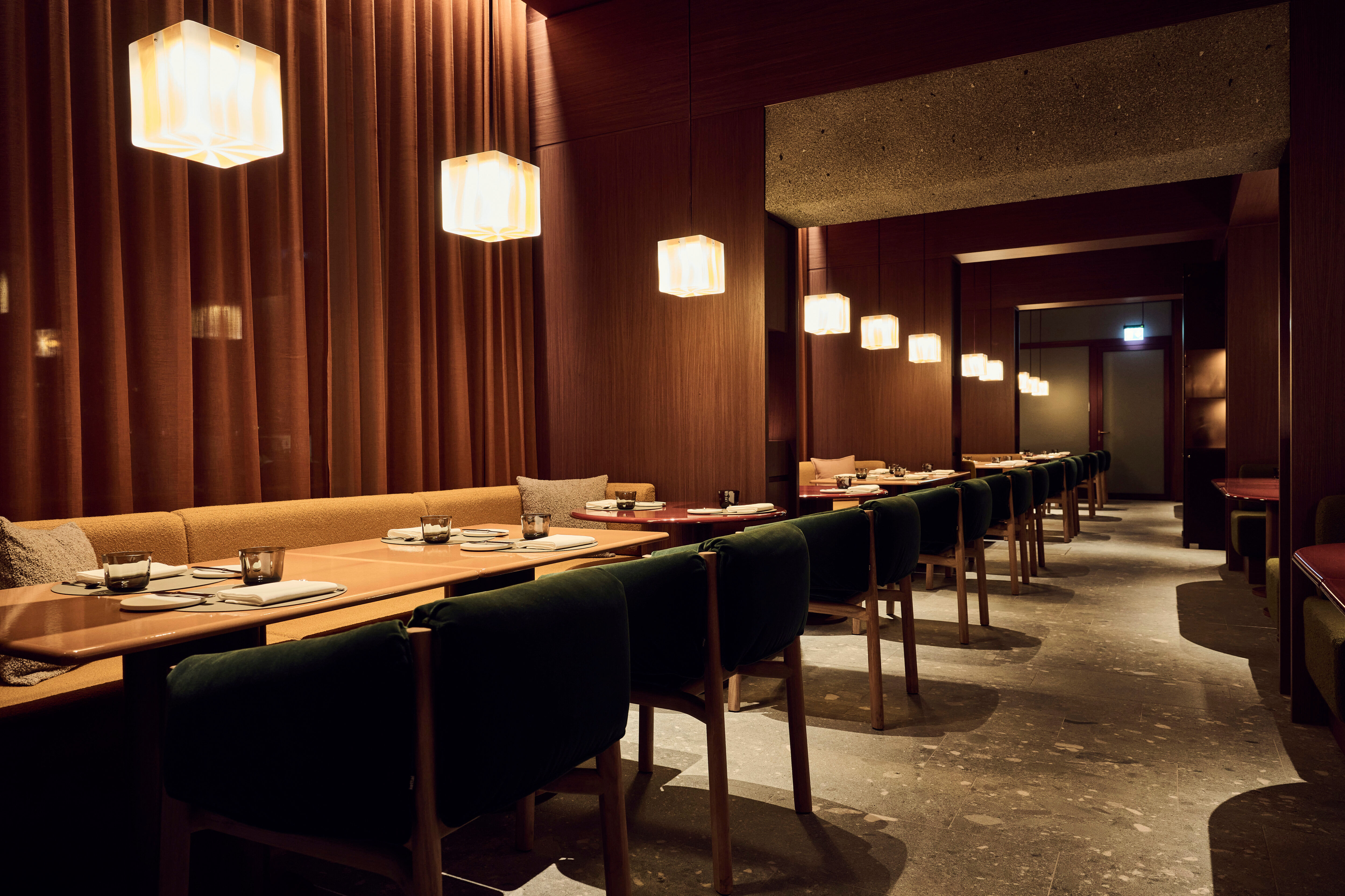 Interior of the IGNIV restaurant