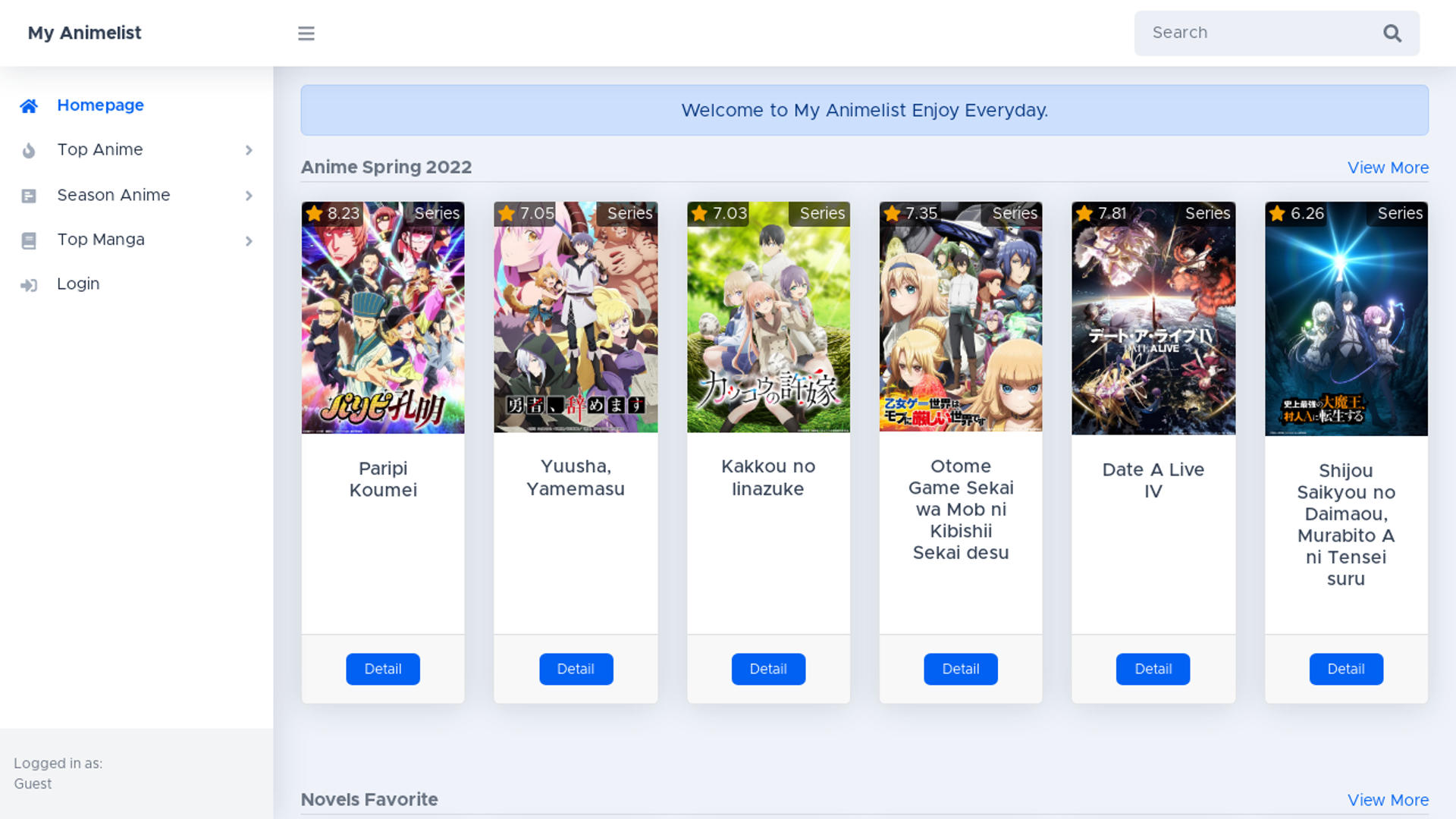 Ci Animelist (MAL API)