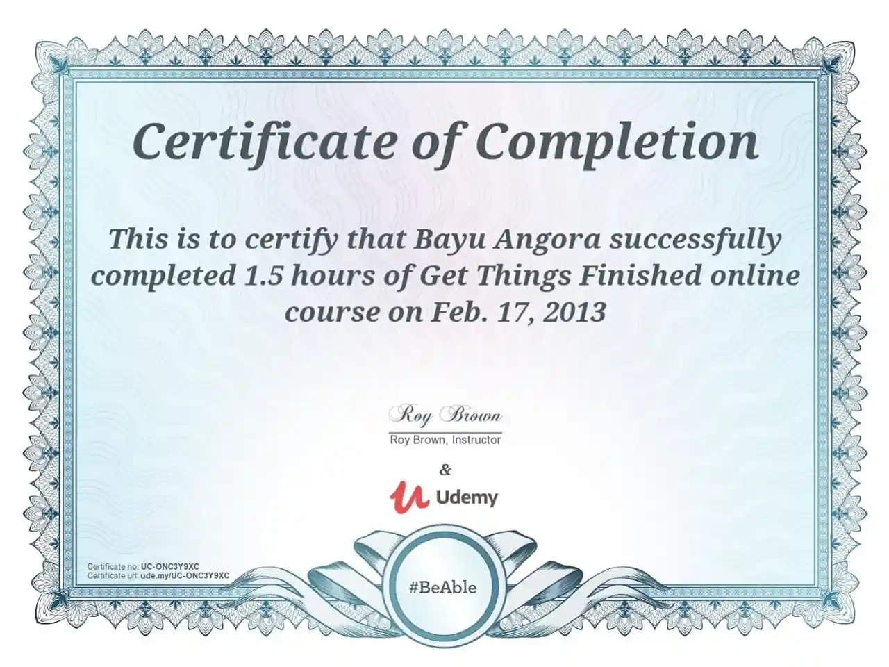 Udemy - Get Things Finished - Bayu Angora