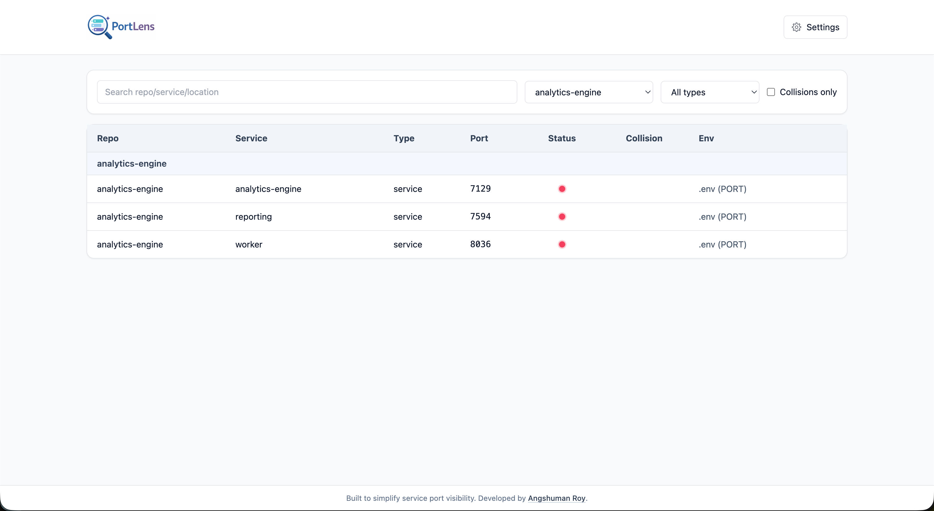 UI - Filters Applied