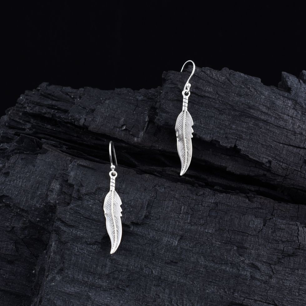 Floral Silver Oxidised Earrings uk  Gift Floral Silver Oxidised Earrings  FNP