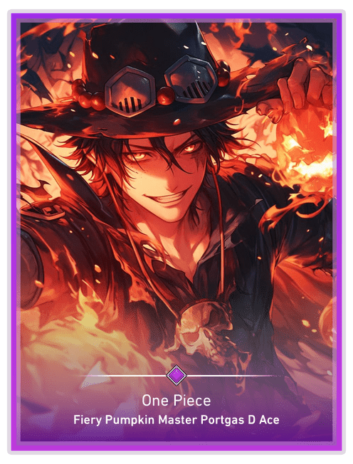 Fiery Pumpkin Master Portgas D Ace