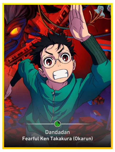 Fearful Ken Takakura (Okarun)