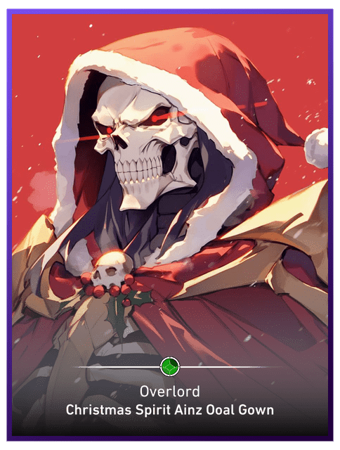 Christmas Spirit Ainz Ooal Gown