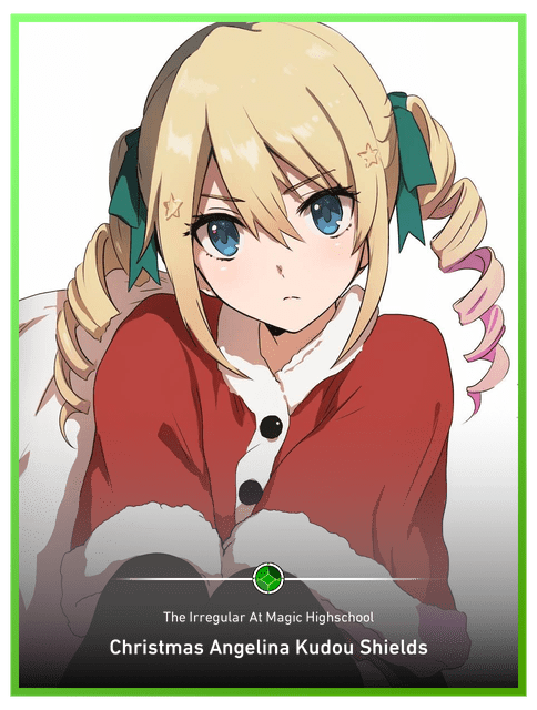 Christmas Angelina Kudou Shields