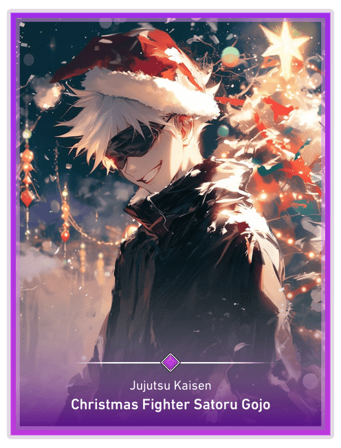 Christmas Fighter Satoru Gojo
