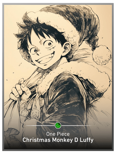 Christmas Monkey D Luffy