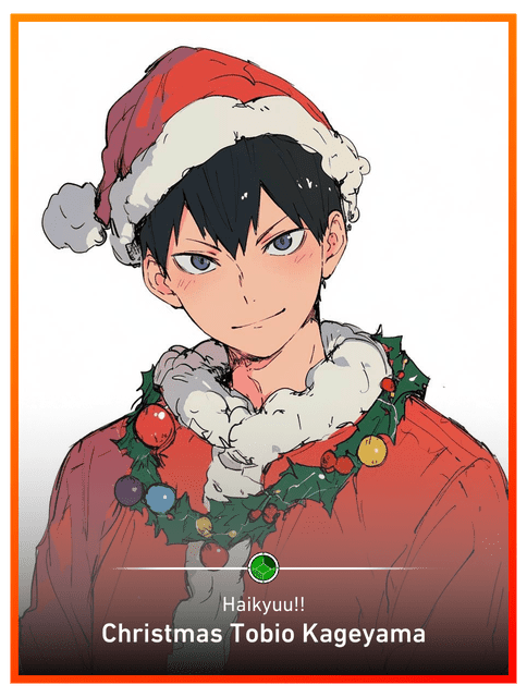 Christmas Tobio Kageyama