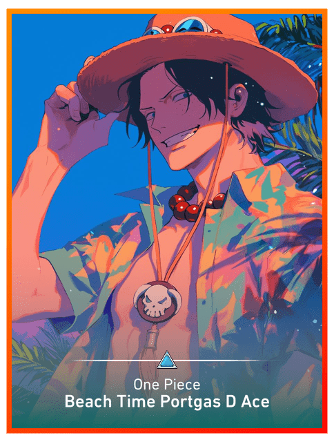 Beach Time Portgas D Ace