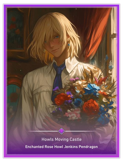 Enchanted Rose Howl Jenkins Pendragon