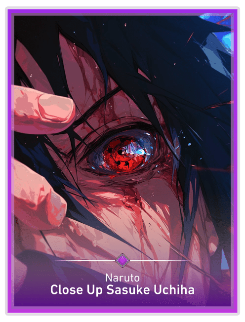 Close Up Sasuke Uchiha